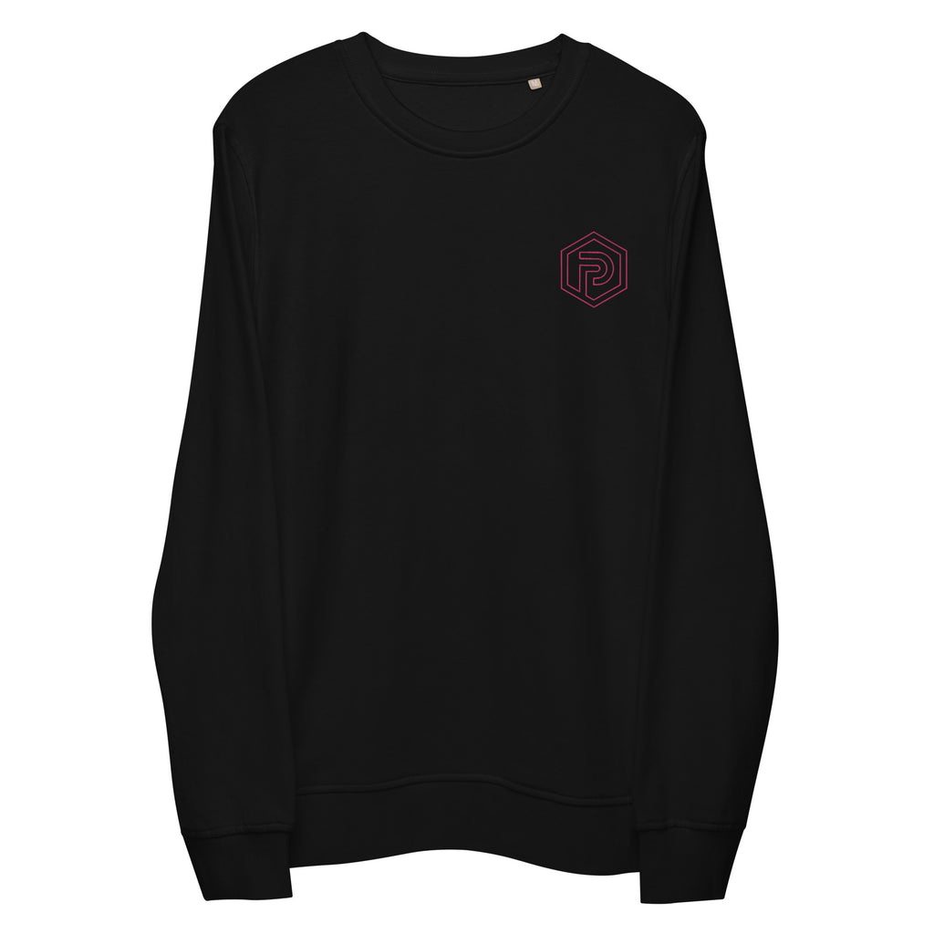 Pink Hexagon Organic Crew