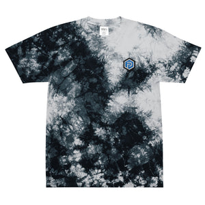 Hexagon Oversized tie-dye t-shirt