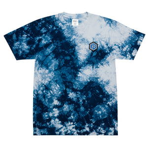 Hexagon Oversized tie-dye t-shirt