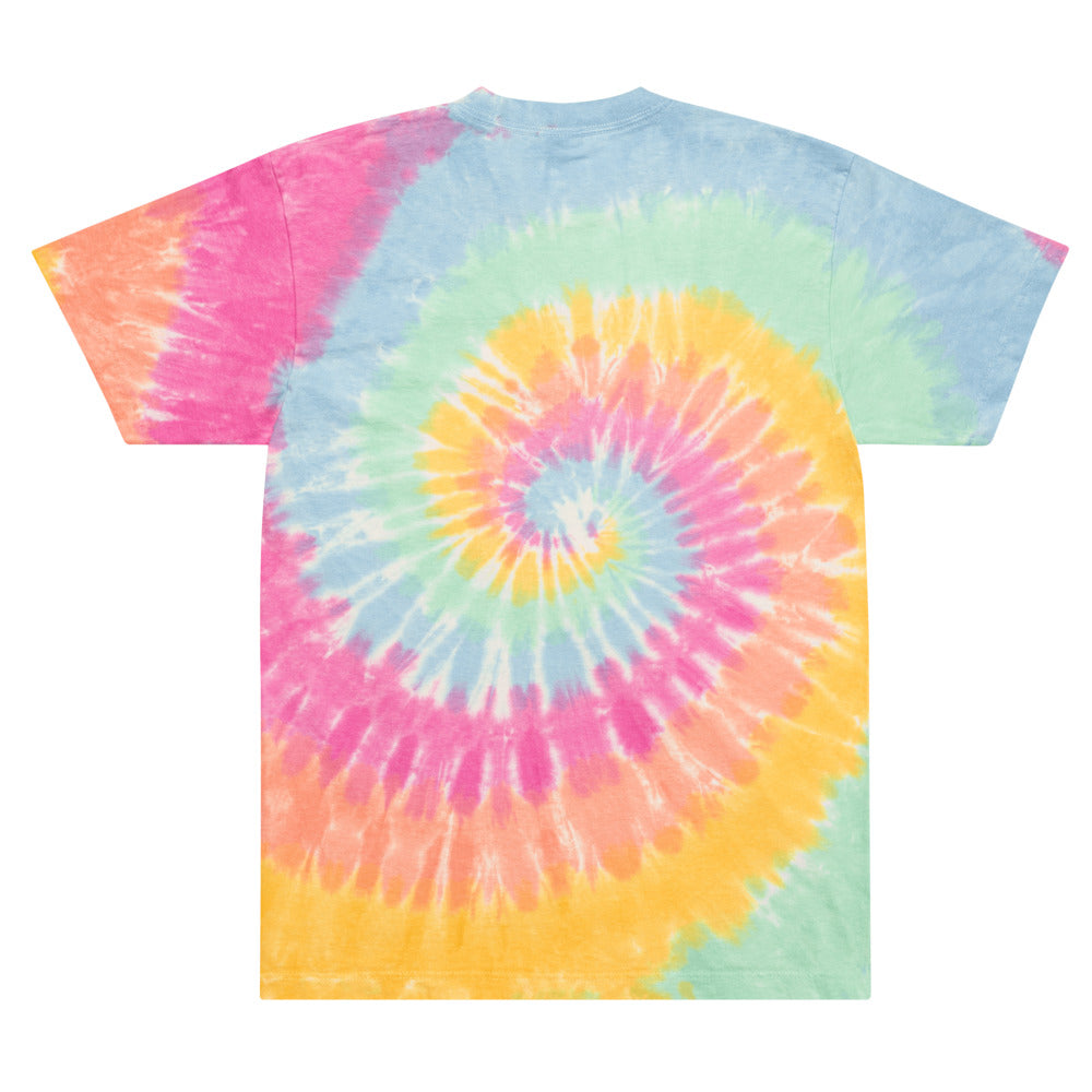 Hexagon Oversized tie-dye t-shirt