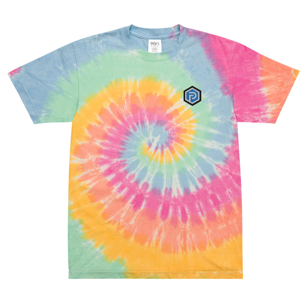 Hexagon Oversized tie-dye t-shirt