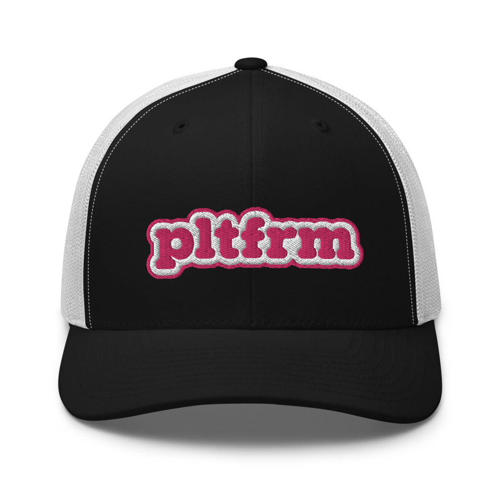 Pink Bubble Trucker Hat