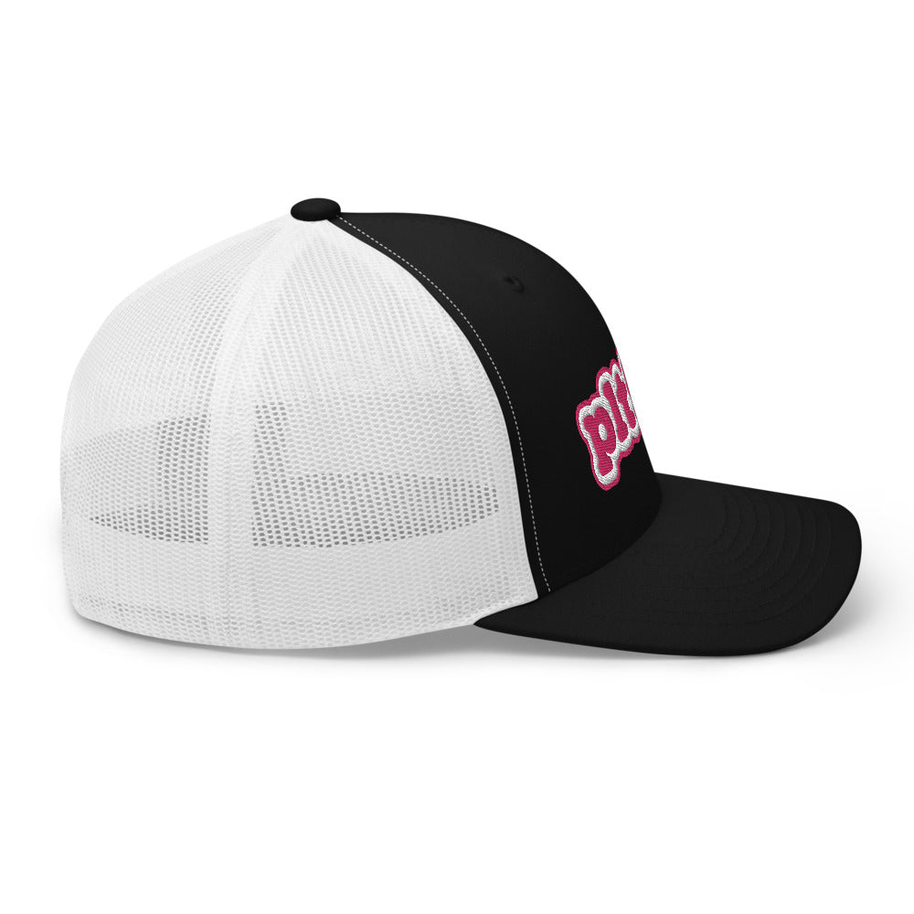 Pink Bubble Trucker Hat