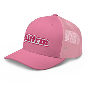 Pink Bubble Trucker Hat