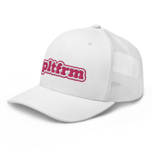 Pink Bubble Trucker Hat