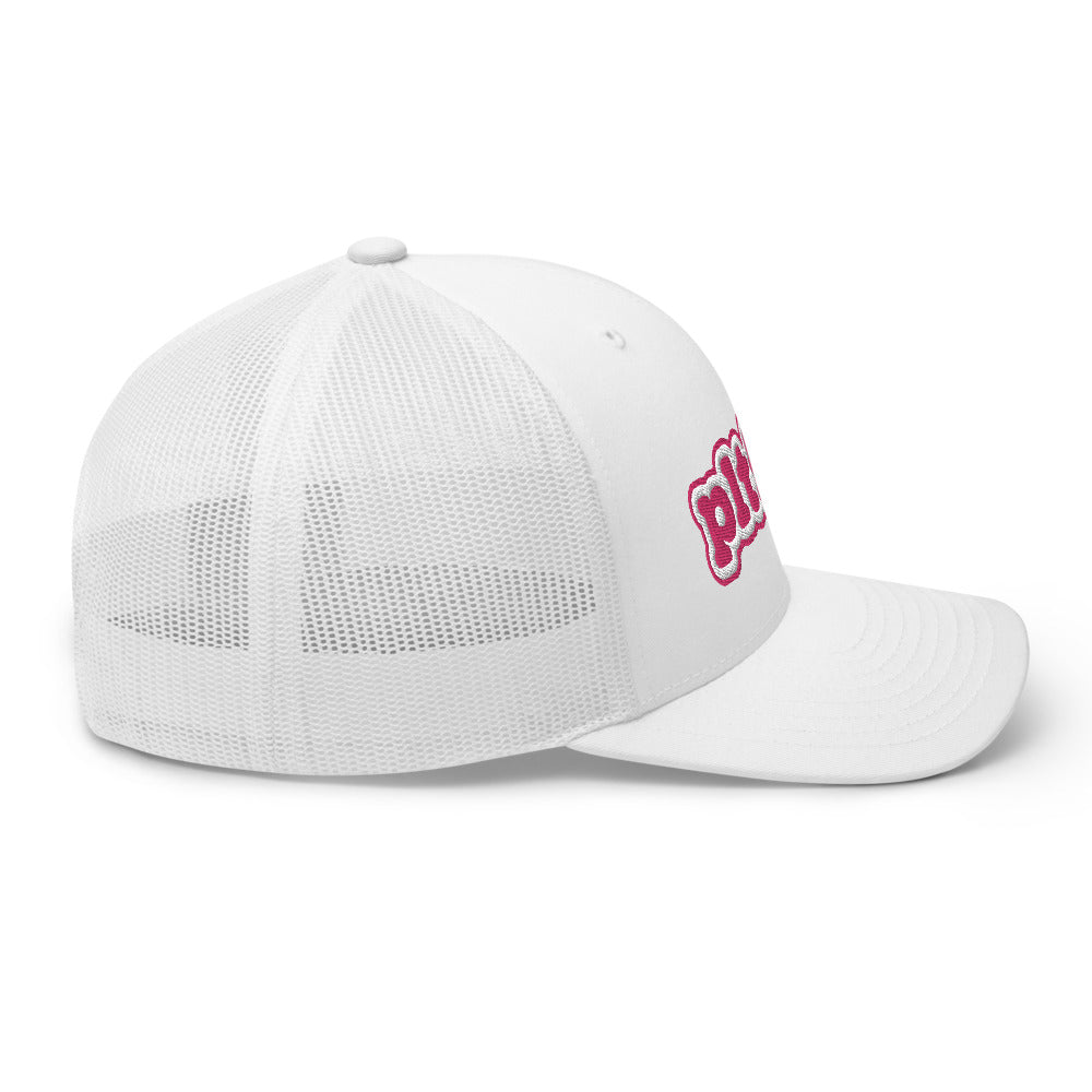Pink Bubble Trucker Hat