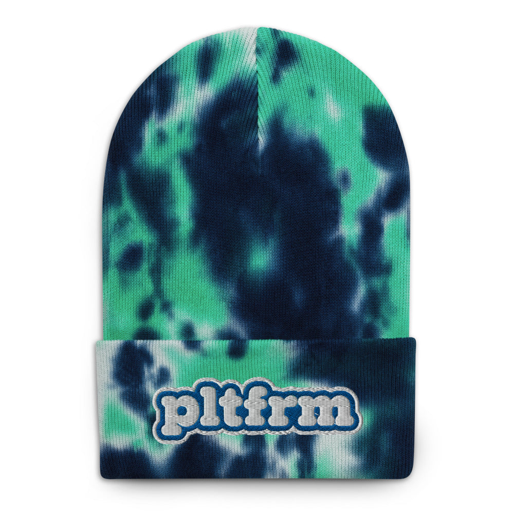 Tie-dye beanie