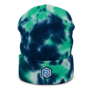 Hexagon Tie-dye beanie