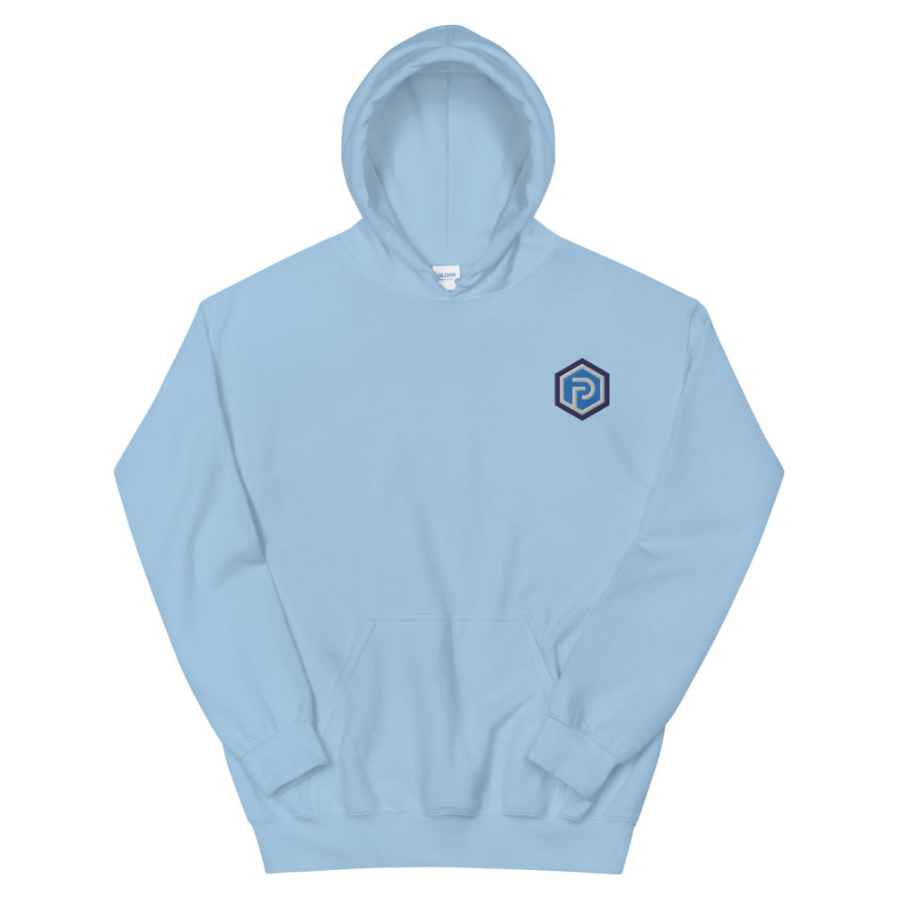 Embroidered Hexagon Hoodie