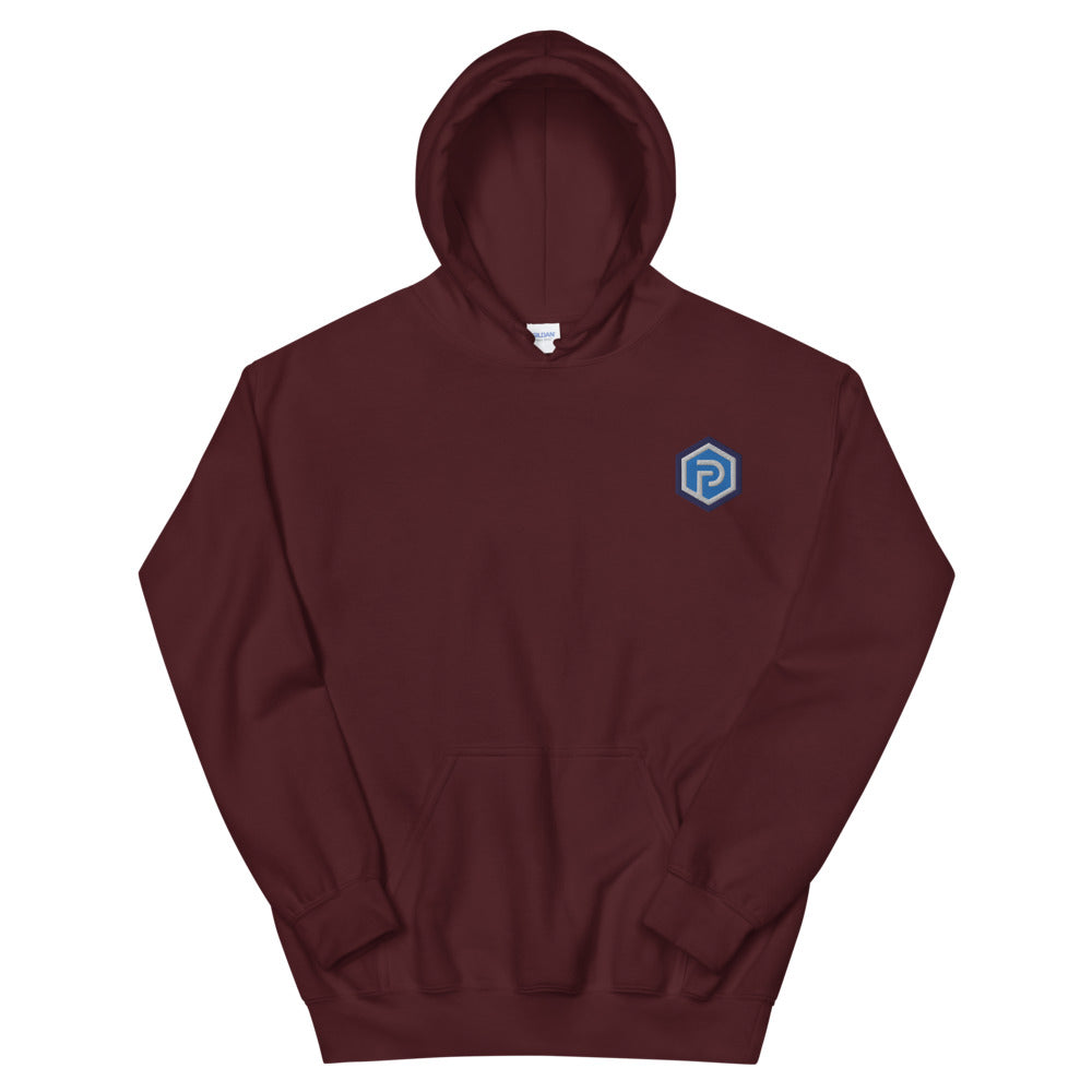 Embroidered Hexagon Hoodie