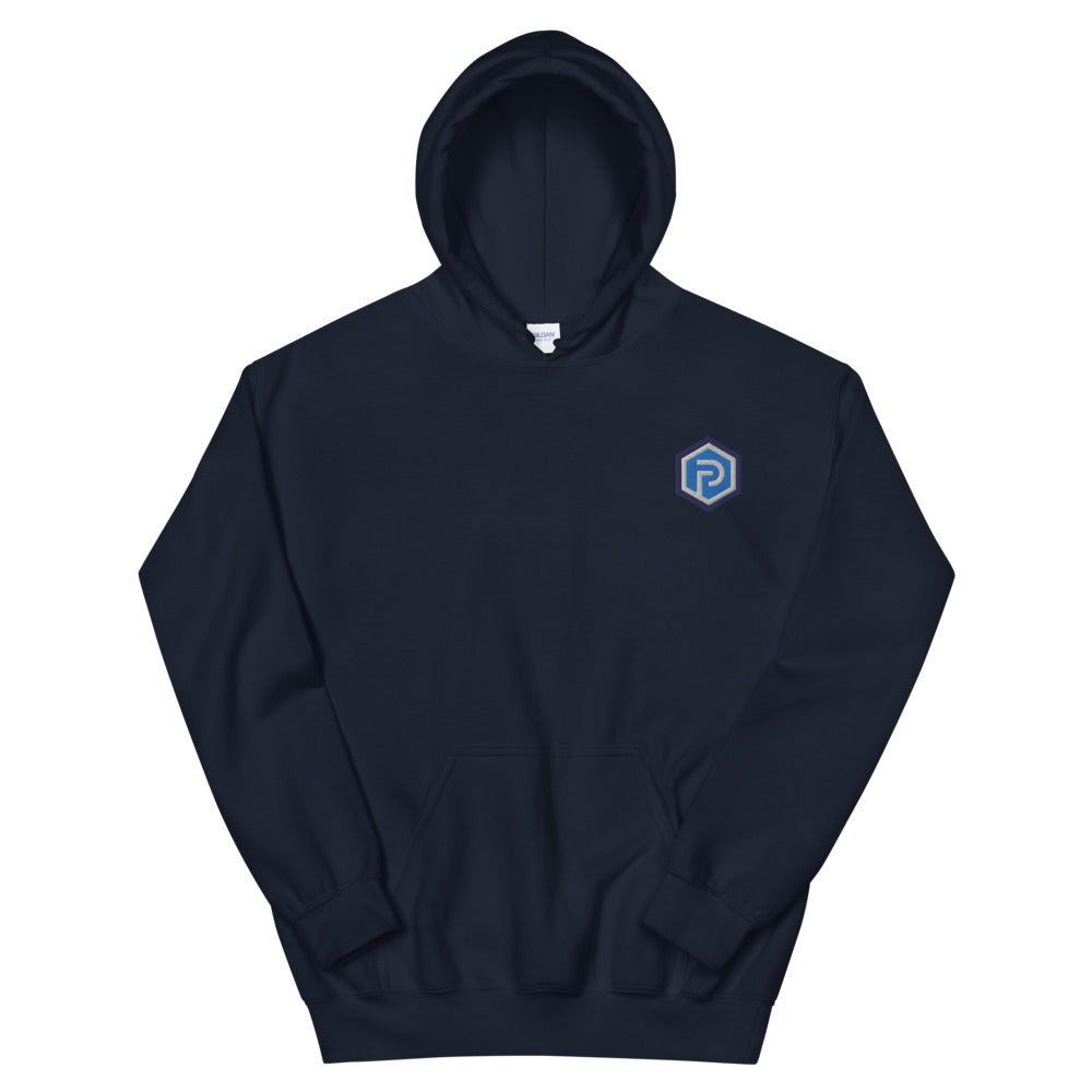Embroidered Hexagon Hoodie