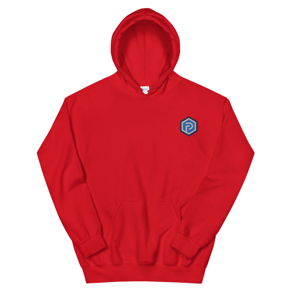 Embroidered Hexagon Hoodie