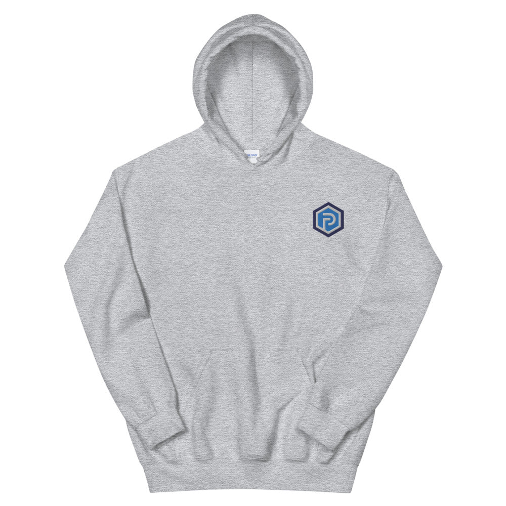 Embroidered Hexagon Hoodie
