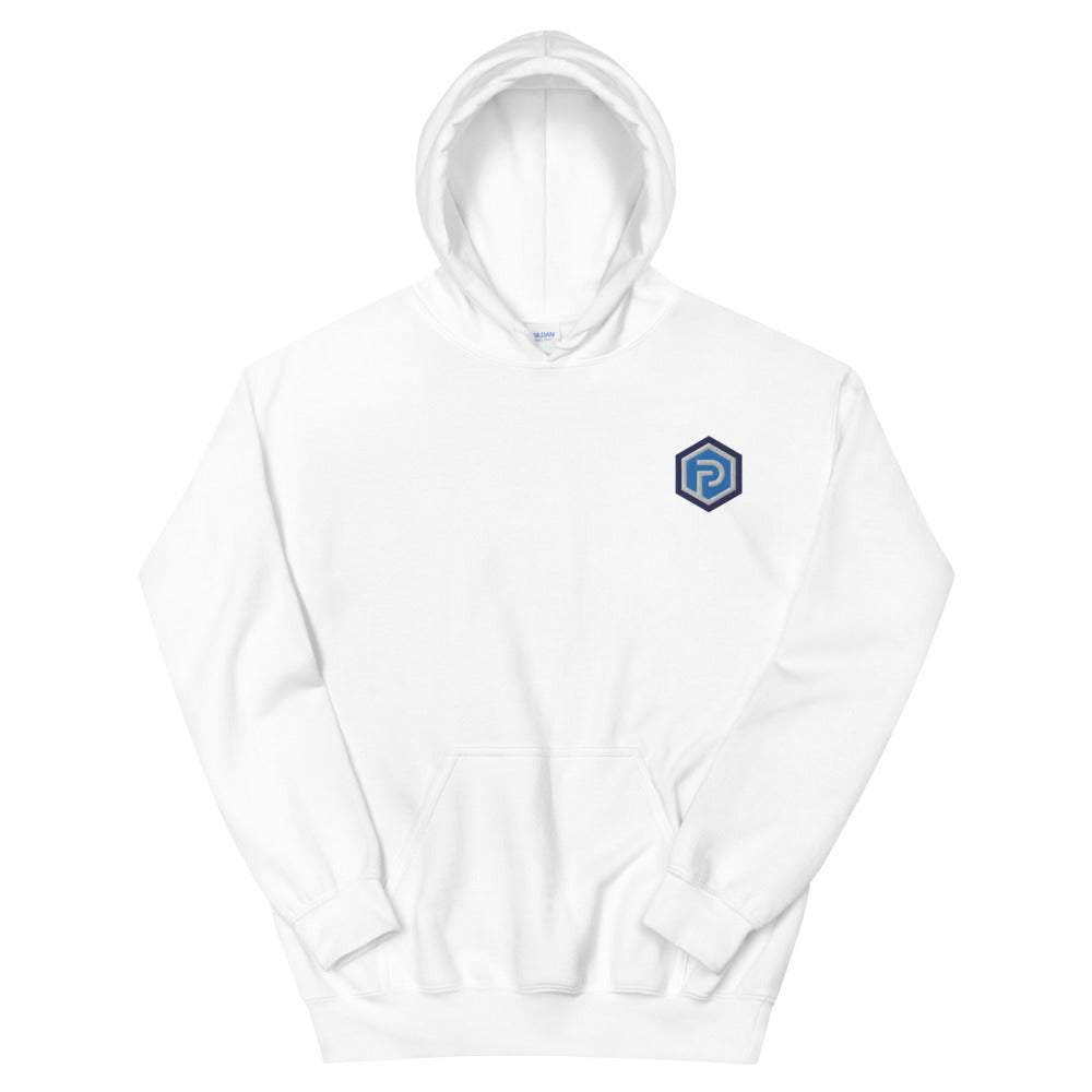 Embroidered Hexagon Hoodie