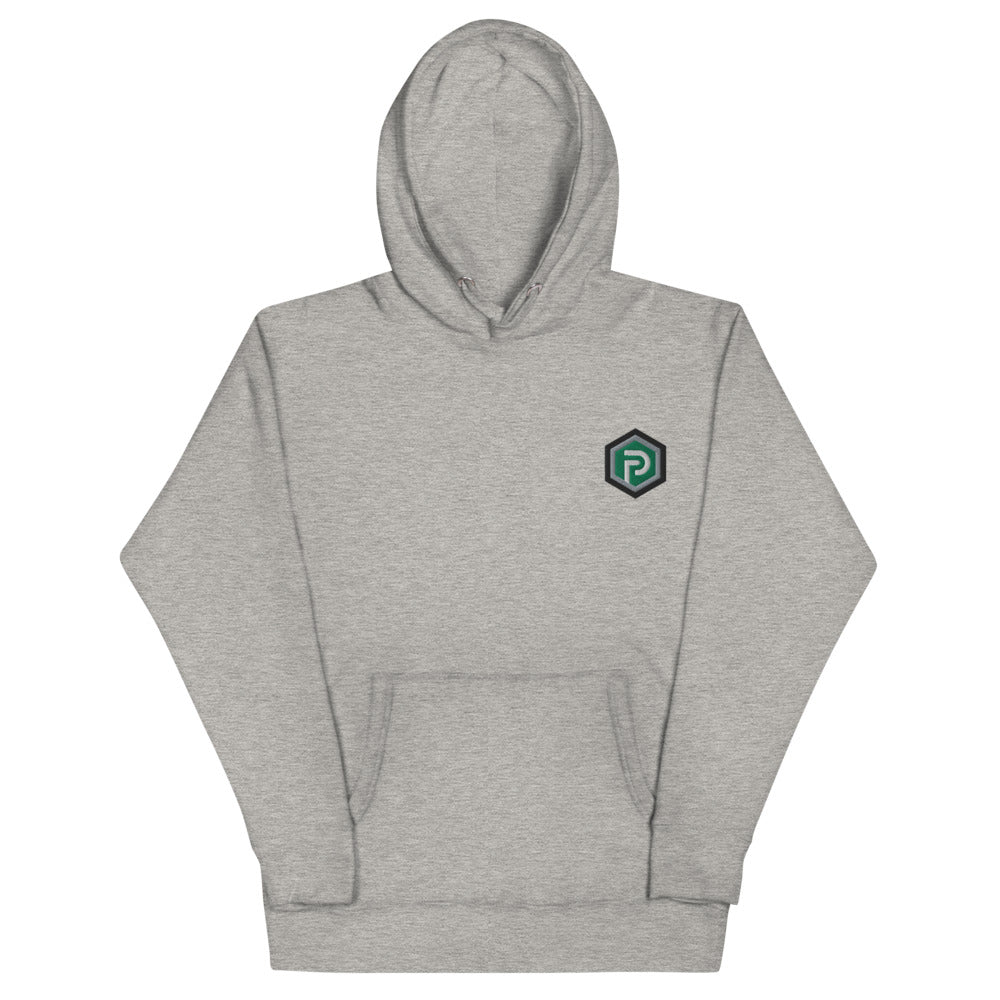 Green hexagon Unisex Hoodie